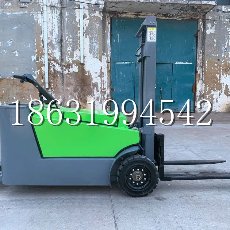 陇南市小型电动叉车1吨2吨步行站驾式电瓶堆高充电装卸车液压升降车铲车