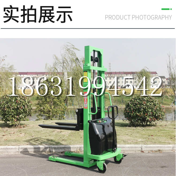 陇南市电动叉车堆高车液压铲车电瓶1吨2吨站驾步行式小型全自动叉车